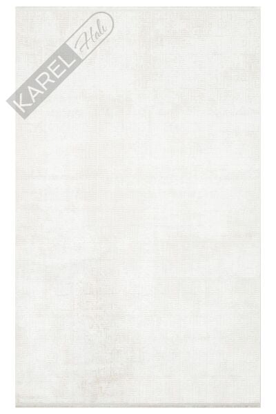 SATEEN ST 109 CREAM BEIGE Yıkanabilir Kaymaz Tabanlı Hav Vermez Sık Dokuma Modern Halı