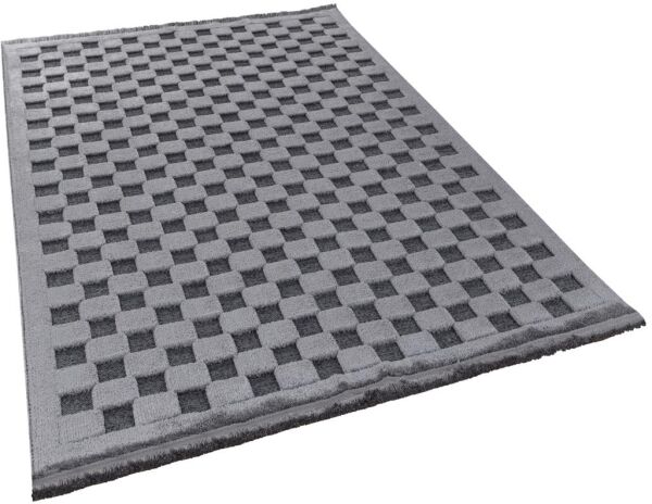 Apex Orion 4214 Antrasit İskandinav Polyester Halı