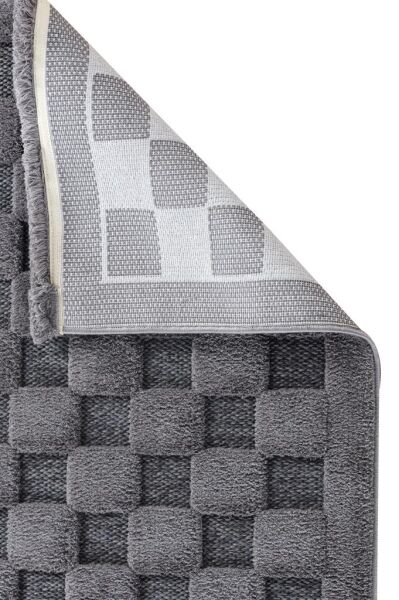 Apex Orion 4214 Antrasit İskandinav Polyester Halı