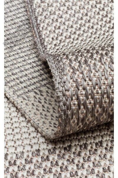 EKO Halı MONO MNO 01 Grey Kaymaz Tabanlı Jüt Dokulu Sisal Kilim