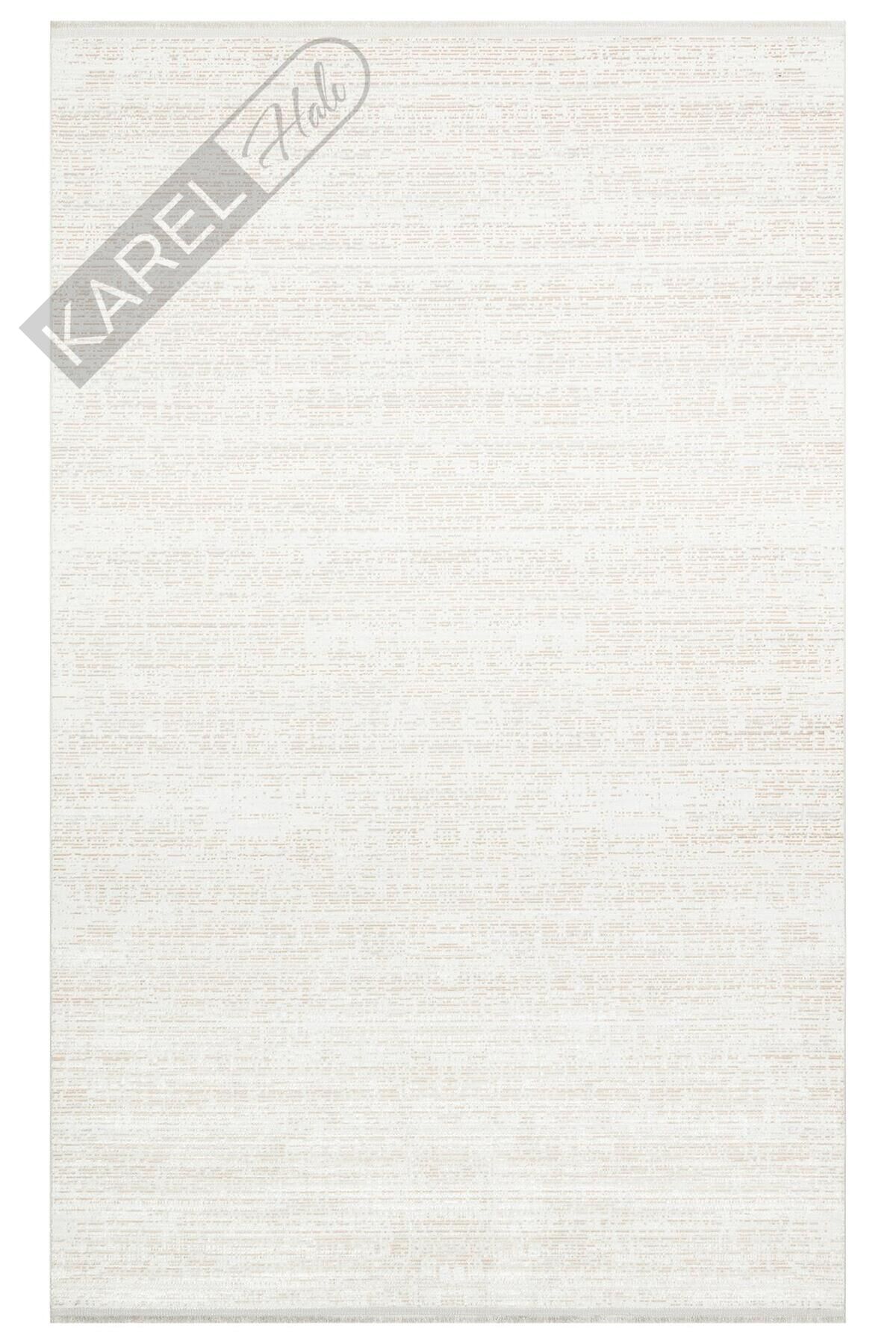 SATEEN ST 101 BEIGE XW Hav Toz Vermez Yıkanabilir Kaymaz İnce Dokuma Modern Halı