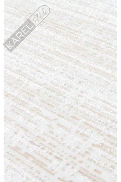 SATEEN ST 101 BEIGE XW Hav Toz Vermez Yıkanabilir Kaymaz İnce Dokuma Modern Halı