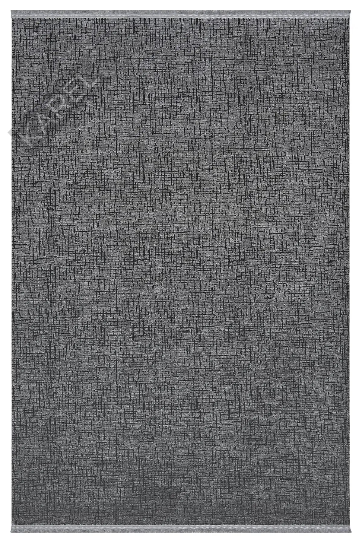 Seyran Halı Roma 419 Antrasit Akrilik Saçaklı Premium Halı