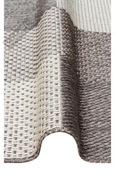 EKO Halı MONO MNO 01 Grey Kaymaz Tabanlı Jüt Dokulu Sisal Kilim