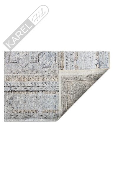 MAHAL MHL 04 ANTRASIT GOLD Klasik Desenli Yüksek Kalite Sık Dokuma Salon Halısı