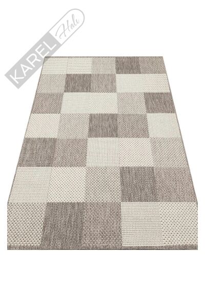 EKO Halı MONO MNO 01 Grey Kaymaz Tabanlı Jüt Dokulu Sisal Kilim