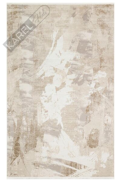 PADONA PDN 06 BEIGE GREY  Extra Yumuşak Dokulu Sık Dokuma Modern Desenlere Sahip Şık Salon Halısı