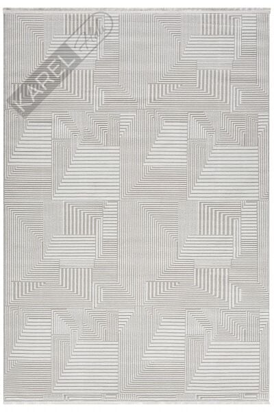 Seyran Halı Roma 427 Bej Akrilik Saçaklı Premium Halı