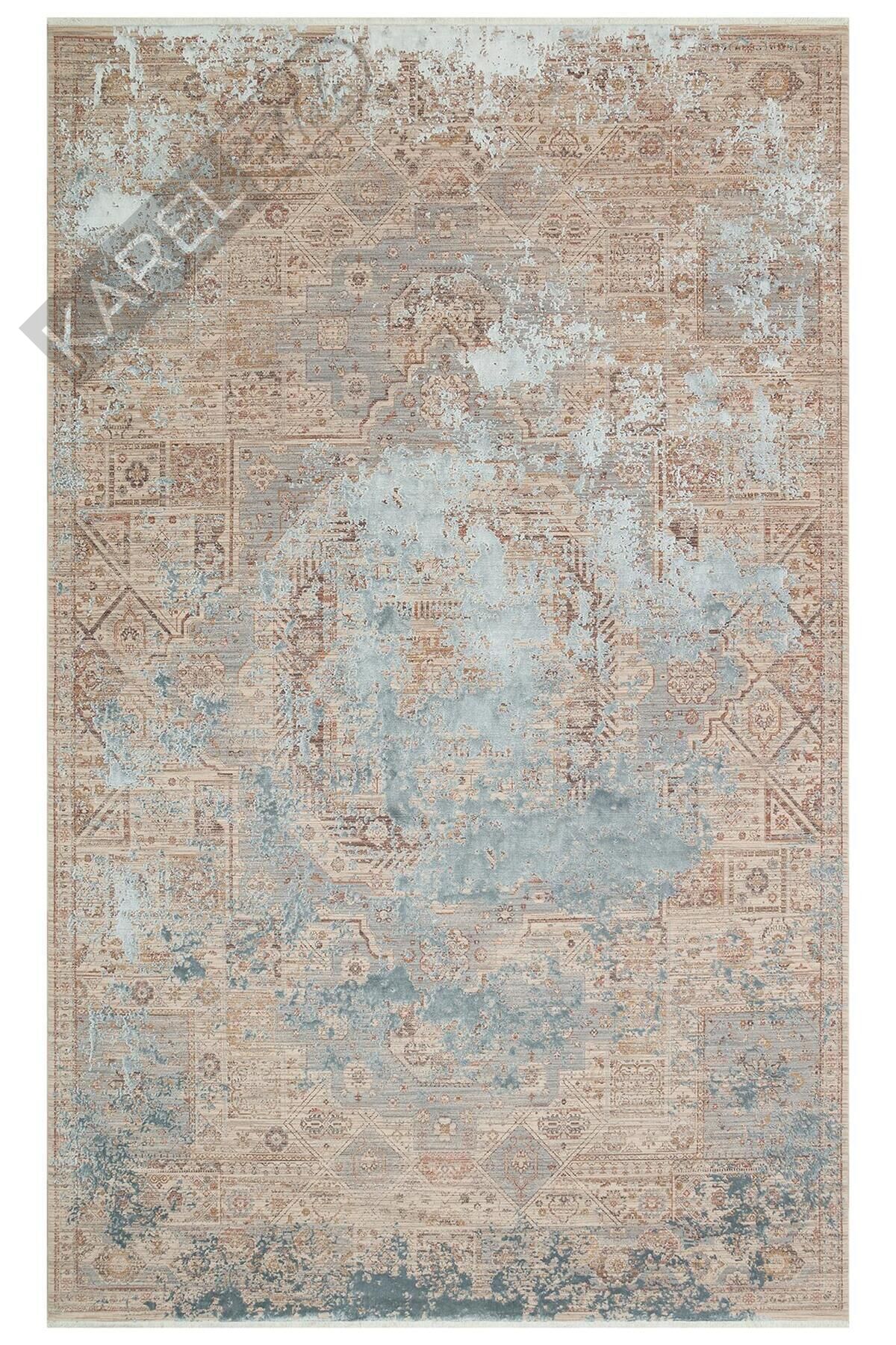 LA PAZ LPZ 03 GREY Yüksek Alçak Dokulu Yüksek Kaliteli Sık Dokuma Modern Salon Halısı