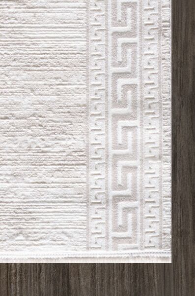 Artemis Halı Samoa - 06433C - Krem Bej Akrilik Saçaklı Halı