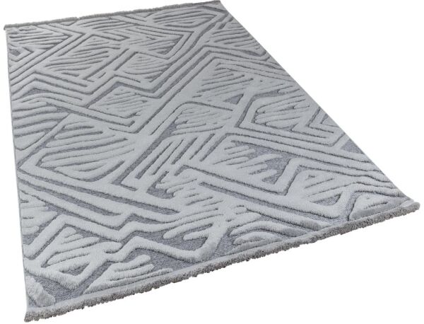 Apex Orion 4223 gri İskandinav Polyester Halı