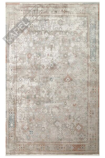 BABIL BBL 03 GREY  Yumuşak Dokulu Vintage Esintilere Sahip Over-dyed Sık Dokuma Salon Halısı