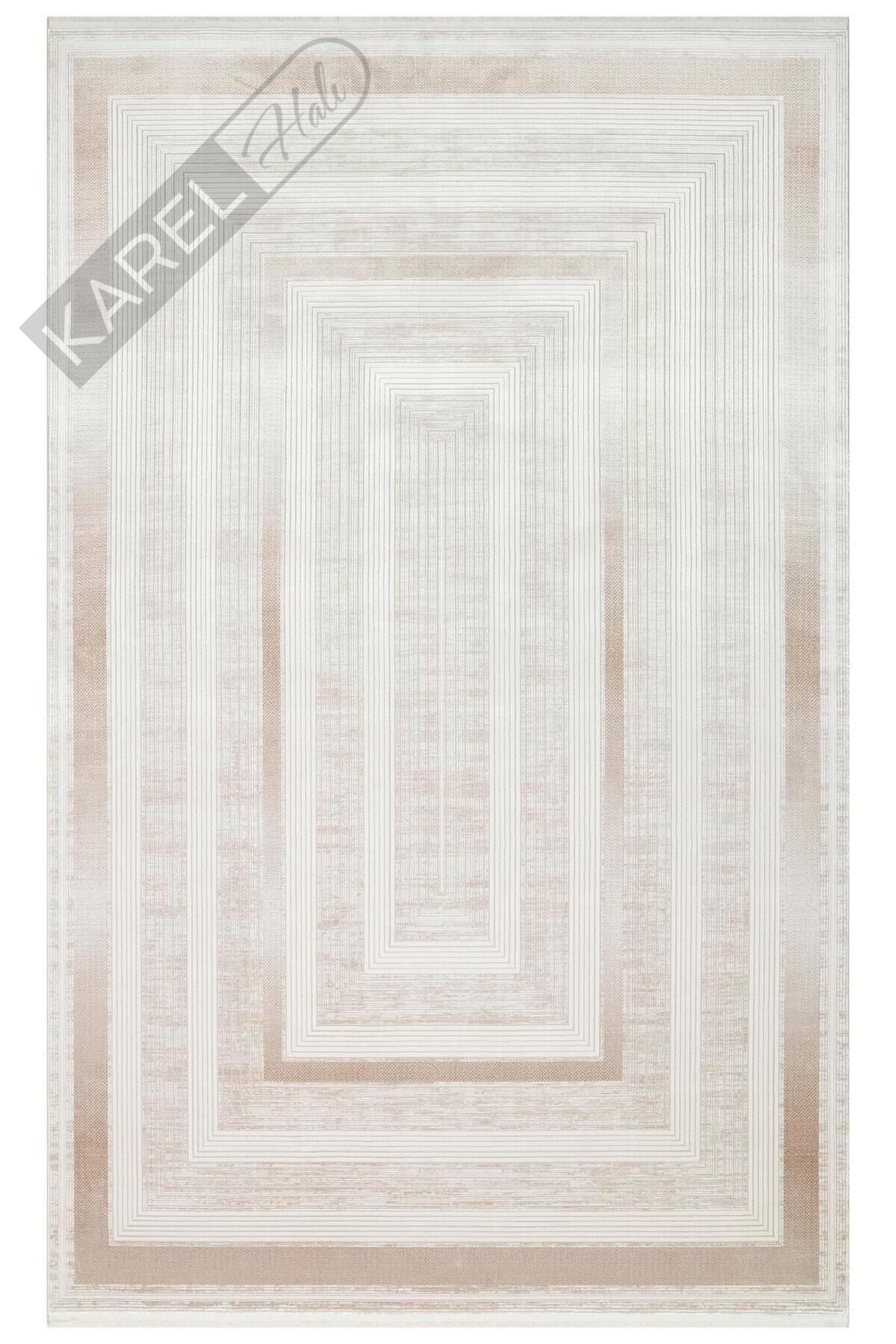 MAHAL MHL 13 CREAM BEIGE Klasik Desenli Yüksek Kalite Sık Dokuma Salon Halısı