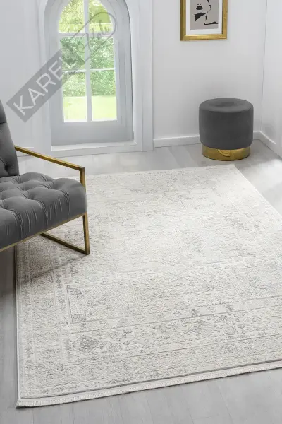 Seyran Halı Smart 12004 Gri Polipropilen Polyester Halı