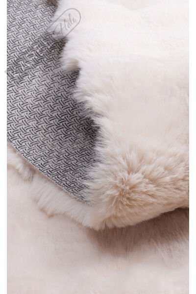 Sandy SND Plain Beige Özel Yüksek Alçak Dokulu Yumuşak Tuşeli Suni Kürk.NEŞEM HALI