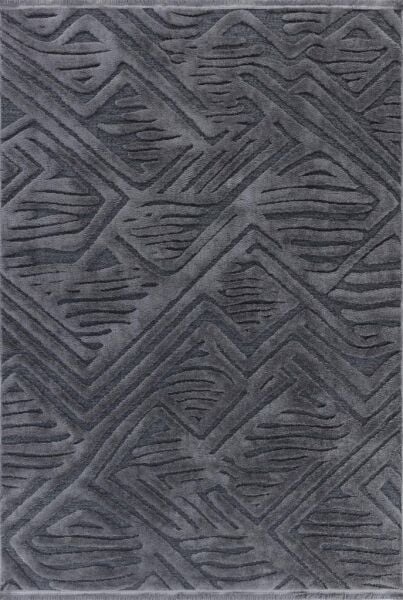 Apex Orion 4224 Antrasit İskandinav Polyester Halı