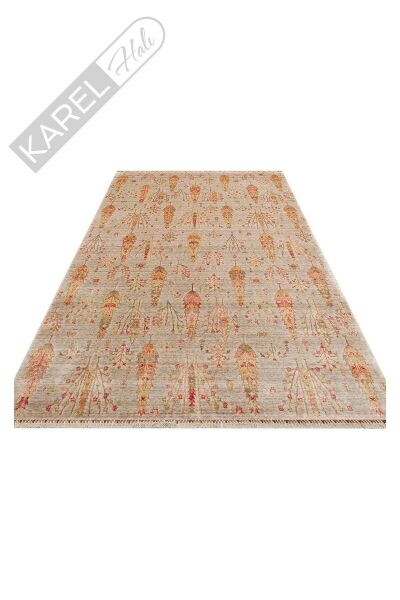 ZARA ZR 08 BEIGE AUTUMN Otantik Desenli Özel Hav Vermeyen ve Kolay Temizlenebilir Tensel Kullanılar