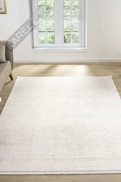 Seyran Halı Smart 12004 Krem Polipropilen Polyester Halı