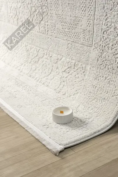 Seyran Halı Smart 12004 Krem Polipropilen Polyester Halı