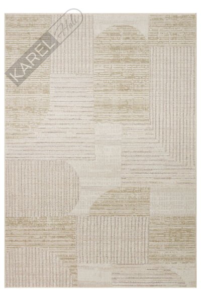SAHARA SHA 02 CREAM GREEN Hav Toz Vermez Yumuşak Tuşeli Modern Makine Halısı