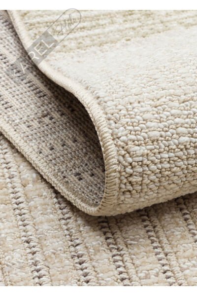 SAHARA SHA 02 CREAM GREEN Hav Toz Vermez Yumuşak Tuşeli Modern Makine Halısı