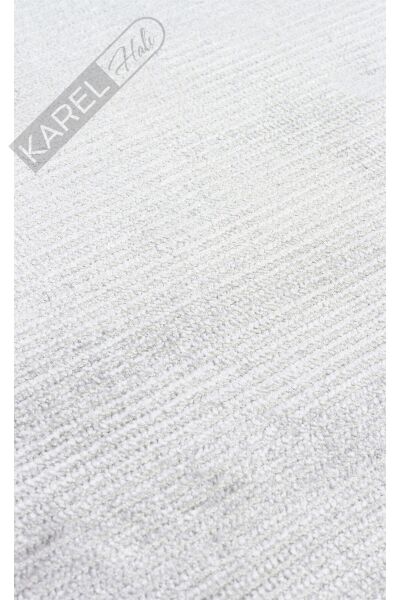 NAPOLI NAP 01 GREY Sade Desenli Modern Sık Dokuma Makine Halısı