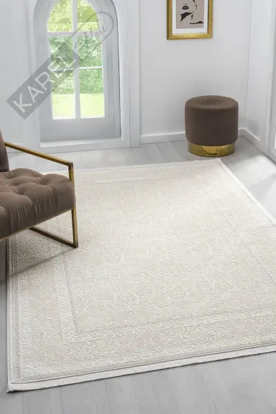 Seyran Halı Smart 12005 Bej Polipropilen Polyester Halı