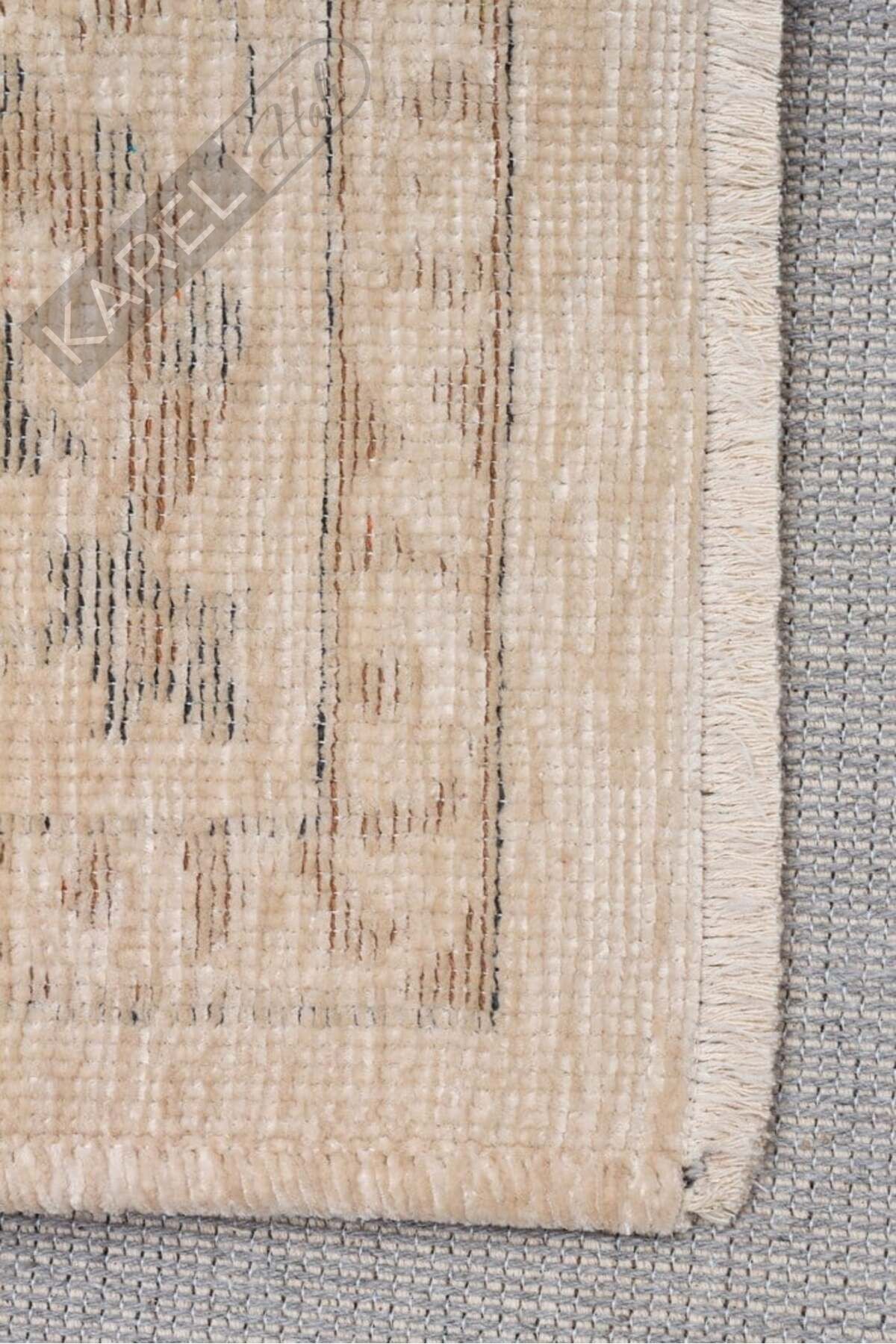 LIZA KILIM XW LIZ 03 BEIGE XW Hav Toz Vermez Kaymaz Tabanlı Yıkanabilir Düz Renk Kilim
