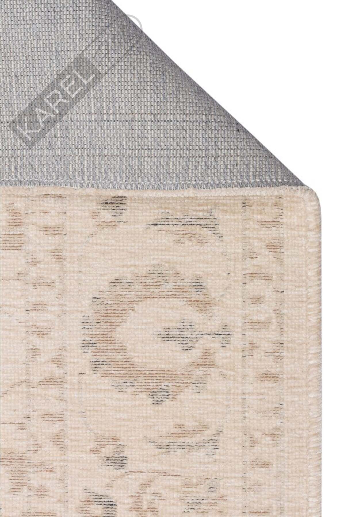 LIZA KILIM XW LIZ 03 BEIGE XW Hav Toz Vermez Kaymaz Tabanlı Yıkanabilir Düz Renk Kilim