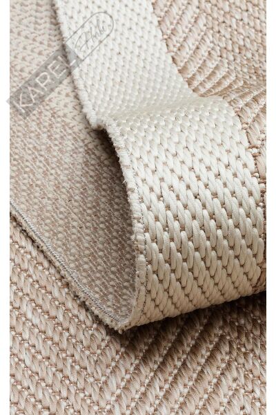 MONO MNO 02 BEIGE Hav Toz Vermez Kaymaz Tabanlı İnce Halı