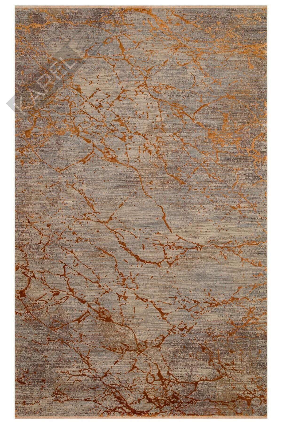 LA PAZ LPZ 01 COPPER Yüksek Alçak Dokulu Yüksek Kaliteli Sık Dokuma Modern Salon Halısı