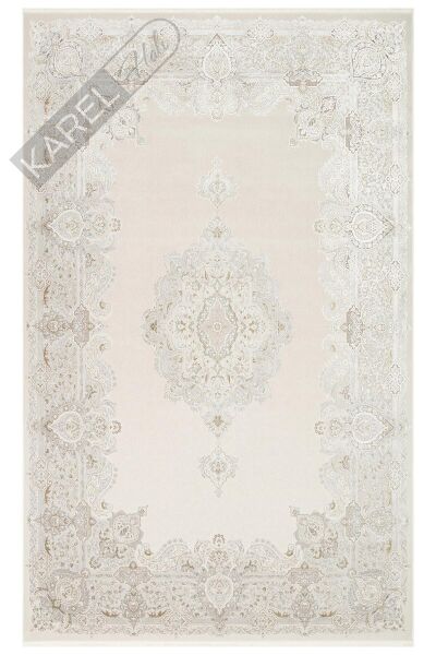 PALMIRA PLM 01 CREAM GREY Yüksek Kaliteli Sık Dokuma Modern Salon Halısı