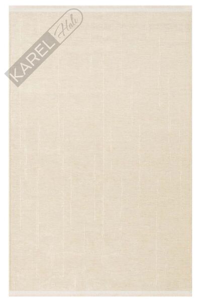 LIZA KILIM LIZ 02 BEIGE Hav Toz Vermez Kaymaz Tabanlı Yıkanabilir Düz Renk Kilim