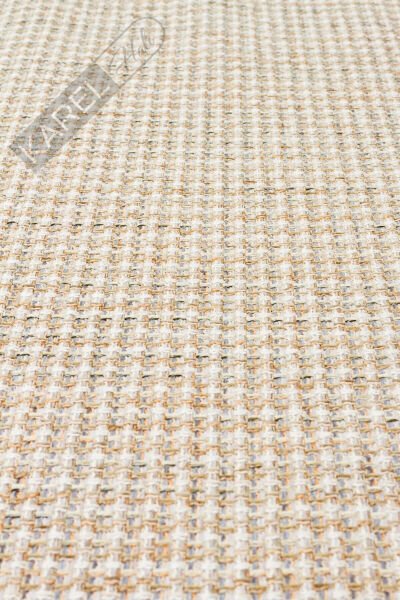 Brooklyn Brk 01 Cream Sılver Hasır Desenli Ince Halı