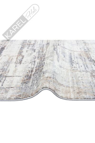 Lagos Lgs 02 Cream Sılver Yıkanabilir Makine Halısı