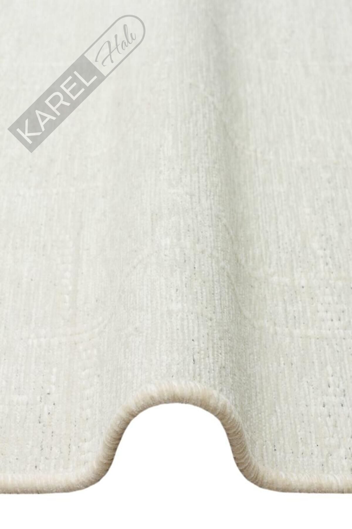 LIZA KILIM LIZ 02 WHITE Hav Toz Vermez Kaymaz Tabanlı Yıkanabilir Düz Renk Kilim