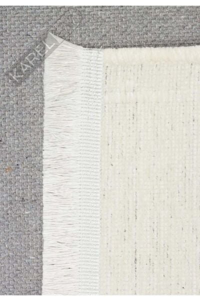 LIZA KILIM LIZ 02 WHITE Hav Toz Vermez Kaymaz Tabanlı Yıkanabilir Düz Renk Kilim