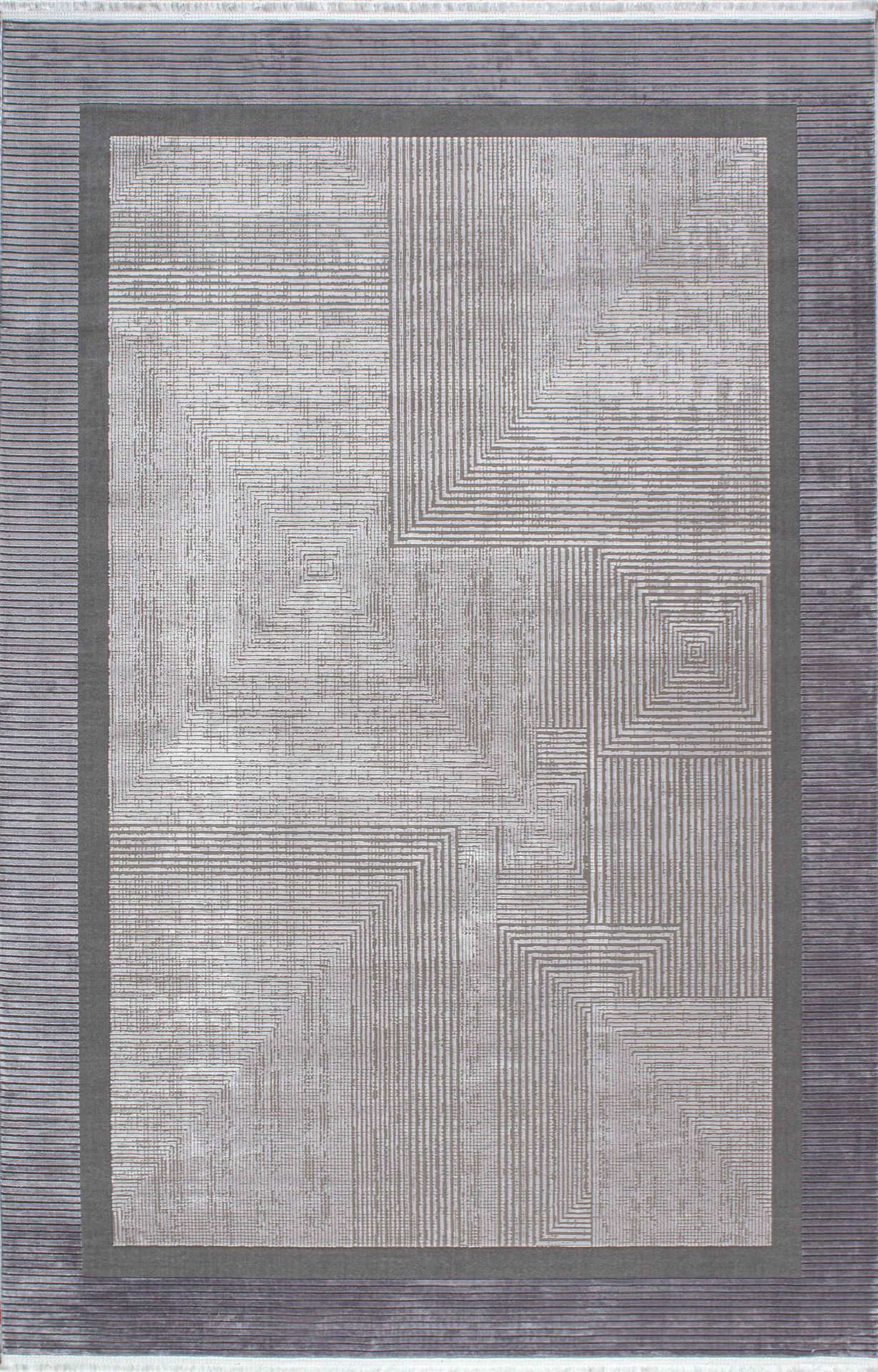 Artemis Halı Alegra - 03019C - Gri Halı Viskon Halı