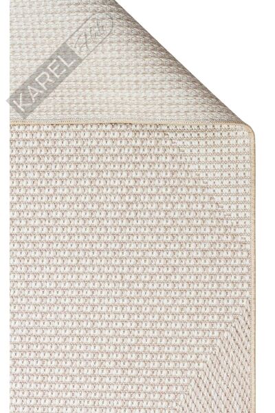 MONO MNO 03 BEIGE  Hav Toz Vermez Kaymaz Tabanlı Şık Kilim