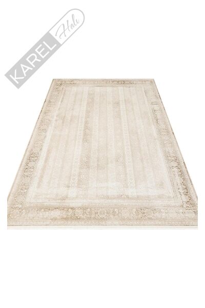 PADONA PDN 01 BEIGE Extra Yumuşak Dokulu Sık Dokuma Modern Desenlere Sahip Şık Salon Halısı