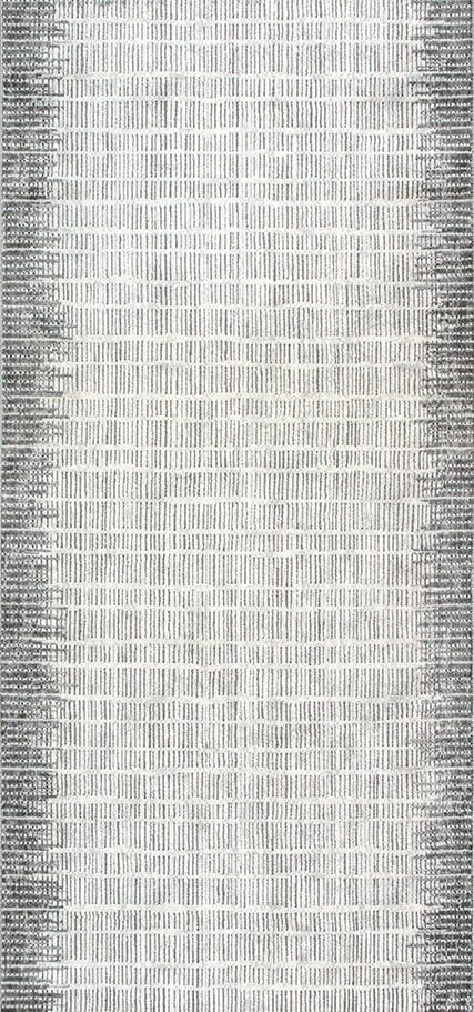 Artemis Halı Samoa - 02926F - Antrasit Krem Akrilik Saçaklı Halı