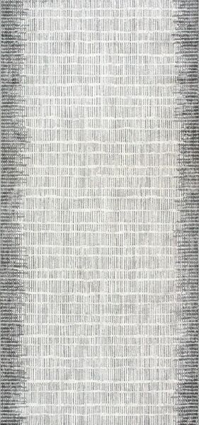 Artemis Halı Samoa - 02926F - Antrasit Krem Akrilik Saçaklı Halı