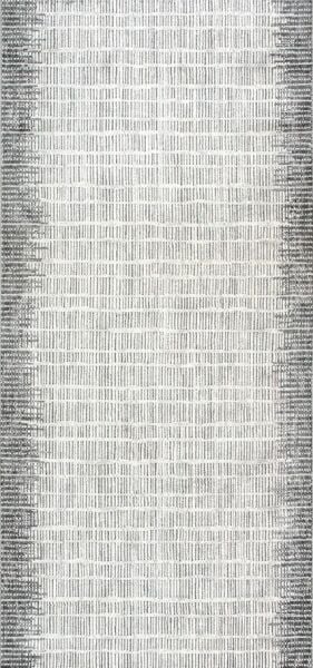 Artemis Halı Samoa - 02926F - Antrasit Krem Akrilik Saçaklı Halı