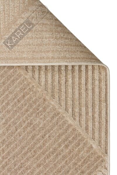ZENITH ZNT 01 LATTE  Yüksek Alçak Dokulu Naturel Yün ve Viskon Modern Dokuma Halı