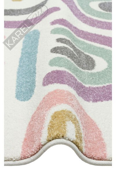 Eko Kids KDS20 Pastel Renk Temalı Hav ve Toz Vermeyen Çocuk Halısı