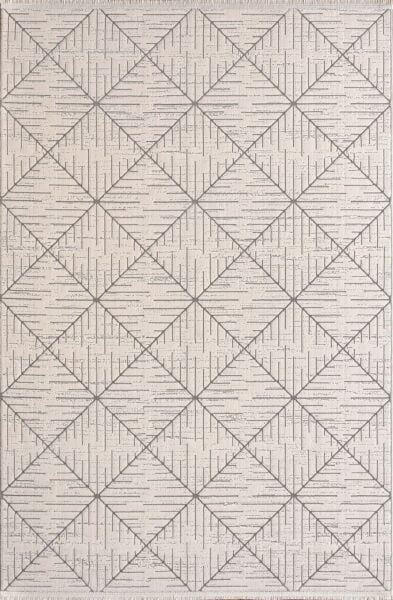 Artemis Halı Gina - 03049B - Krem Gri Polyester Halı