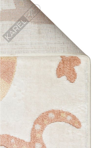 Bambino BMB06 Krem Multi Pastel Renkli Hayvan Temalı Hav ve Toz Vermeyen Çocuk Halısı