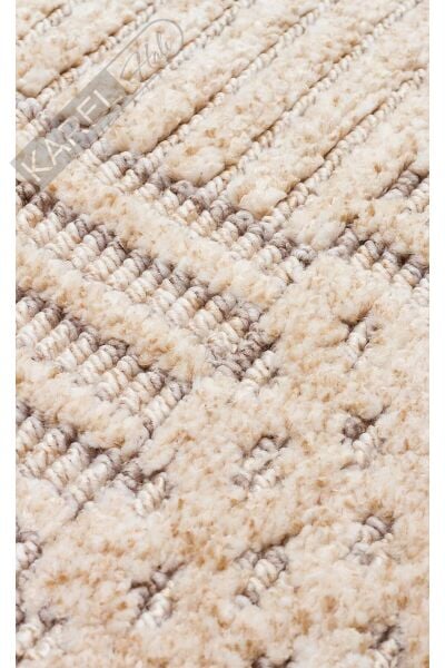 JOY JOY 05 BEIGE GOLD  Hav Toz Vermeyen Yumuşak dokulu Modern Makine Halısı