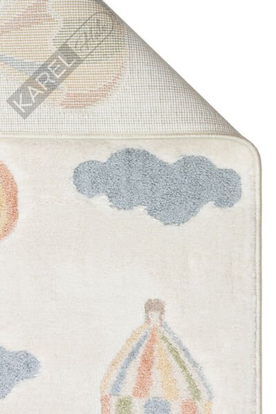 Bambino Bmb05 Cream Multy Yumuşacık Dokulu Pastel Renklere Sahip Çocuk Halısı