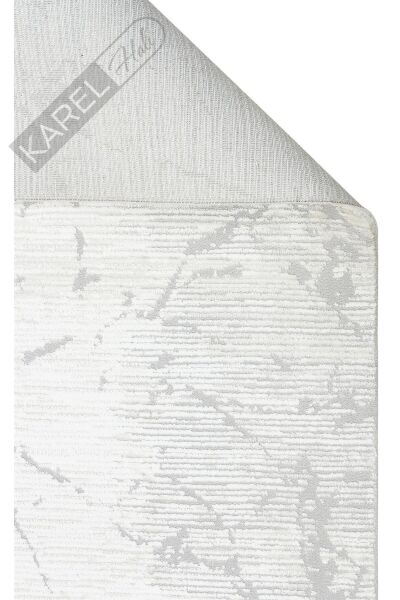 LAGOS XW LGS 20 CREAM GREY XW Hav Toz Vermez Eskitme Desenli Modern Makine Halısı